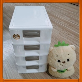 Tủ nhựa mini ngăn kéo3 tầng/ 4 tầng Việt Nhật