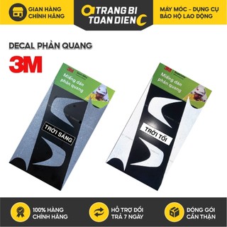 Decal phản quang 3M siêu sáng để dán nón bảo hiểm, xe máy, xe đạp