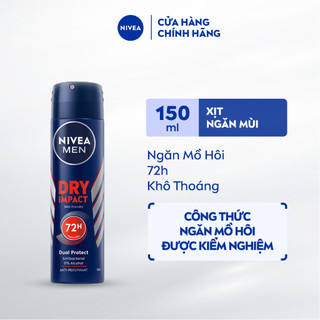 Xịt Ngăn Mùi NIVEA MEN Khô Thoáng (150 ml) - 81602