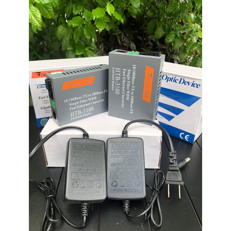 Bộ chuyển đổi quang điện Netlink HTB-3100A/B - loại 1 sợi quang