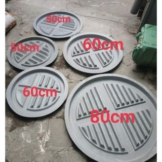 Khuôn cửa chớp tròn 50cm