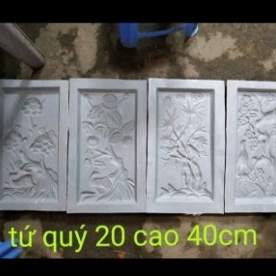 Khuôn bộ tranh tứ quý 20x40 và 21x45