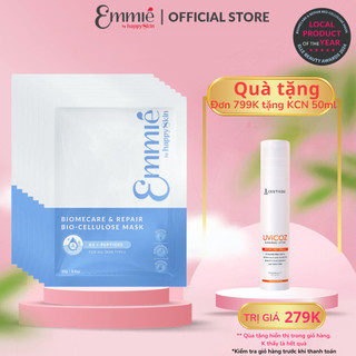 Combo 15 mặt nạ sinh học phục hồi da emmié relief revitalizing bio cellulose b5 complex mask 23g