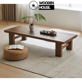 Bàn gỗ ngồi bệt wooden house bằng gỗ thông nhập khẩu