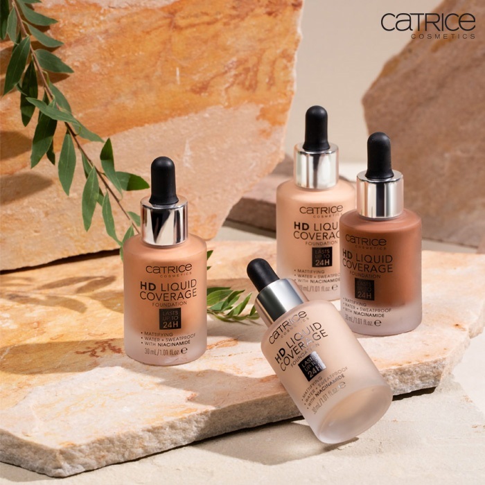 Kem nền Catrice HD Liquid Coverage Foundation che phủ tự nhiên tạo độ mịn màng cho da 30ml (mocnhi) | BigBuy360 - bigbuy360.vn