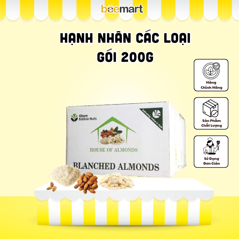 Hạnh nhân các loại 200gr