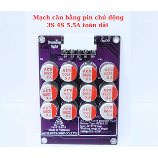 Mạch cân bằng pin chủ động 3S 4S 5.5A cân bằng toàn dải xịn