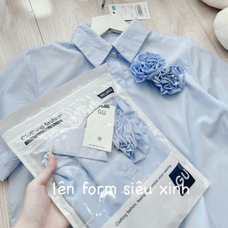 ÁO SƠ MI GU CỘC HOA NGỰC