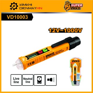 Bút thử điện kỹ thuật số đa năng thông minh 1000V INGCO VD10003,VD100026, HSDT2201