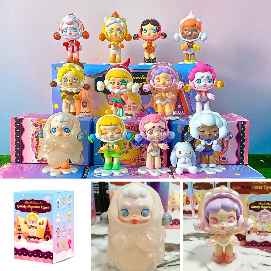 Mô hình Candy Monster Town - Blind Box - Decor trang trí