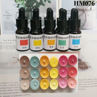 Màu nước pha nến thơm handmade đậm đặc chai 10ml - HM076