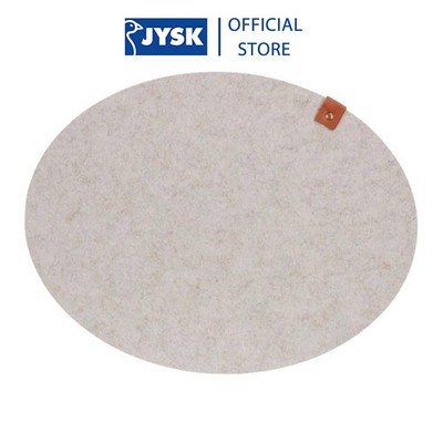Tấm lót đĩa | JYSK Knegras | polyester | be | R33xD43cm