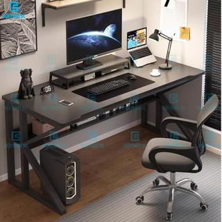 Bàn làm việc, bàn học tập chân Double K, bàn gaming Ethan chân sắt 2x4cm chắc chắn, mặt bàn dày 15mm dễ dàng lắp đặt