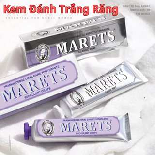 Kem đánh răng marets tuýp 100g giúp hỗ trợ trắng răng, loại bỏ mảng bám, sach răng thơm miệng tự tin