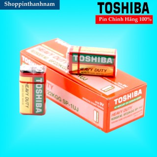 Hộp 10 Viên Pin 9V Toshiba / Panasonic Dung Lượng Cao