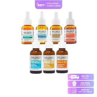 Serum Dưỡng Da Balance Active Formula cấp nước Hyaluronic Acid/ Gold/ Vitamin C/Niacinamide