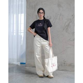 Áo thun babytee phối nơ - Blooming Baby Tee