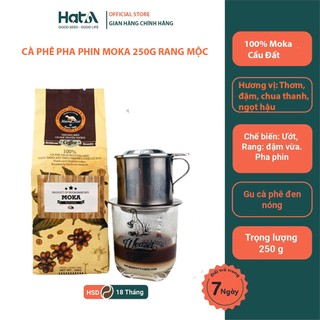 Cà phê rang xay Hương Mai Cafe Moka Rich Taste hạt Arabica nguyên chất 100% 250g
