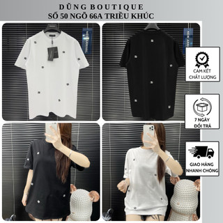 Áo Phông Nam Thêu Logo DG Mới Nhất - ÁO Thun Nam DG Thêu Logo Chất Cotton Siêu Đẹp