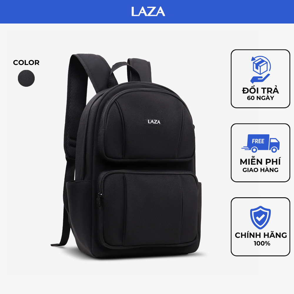 Balo laptop LAZA Cordo Backpack 646 - Đựng được laptop 15.6inh - Bảo hành TRỌN ĐỜI