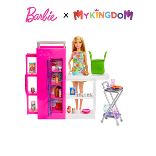 Đồ chơi barbie và phòng pantry thư giãn mơ ước cho bé barbie hjv38