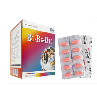 Vitamin B1-B6-B12 HV bổ sung vitamin, khoáng chất, bồi bổ cơ thể, người thiếu vitamin, nâng cao thể trạng, người mệt mỏi