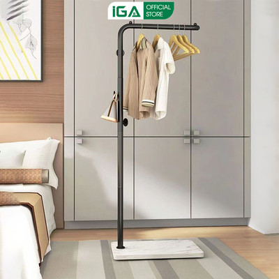 Giá treo quần áo IGA khung thép chống ghỉ phủ sơn tĩnh điện phong cách hiện đại - Gm91