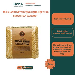 Trà shan tuyết Suối Giàng thượng hạng Hương Mai Cafe Premium Snow Shan Green Tea 100% lá trà non núi cao 115gr - đựng tr