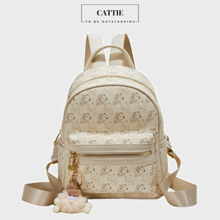 Balo nữ Balo mini đi chơi gấu Balô thời trang ulzang da PU cao cấp Cặp đi chơi size 27 CATTIE CB032