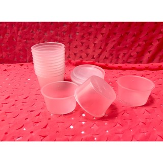 Set 10 hũ Hộp bánh Flan tròn số 1 90ml dùng làm bánh flan, rau câu...