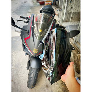 Kính chắn gió cbr500 allnew - kính thái siêu đẹp màu khói trong