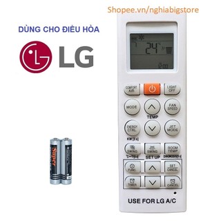 Remote Máy Lạnh LG Điều Khiển Điều Hòa AKB74955602 AKB74955604 Kèm Pin