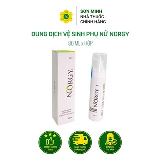 Dung dịch vệ sinh phụ nữ Norgy chai 80ml