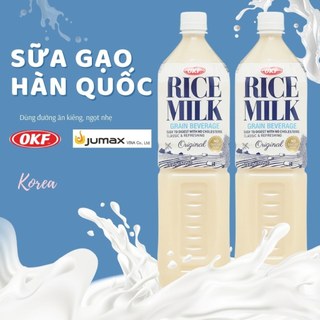Sữa gạo hàn quốc đường ăn kiêng rice milk okf 1,5l hsd 2026