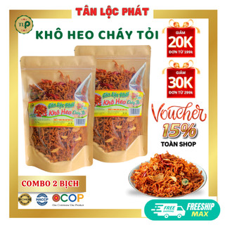 Khô heo cháy tỏi tân lộc phát 500g - combo 2 gói 250g