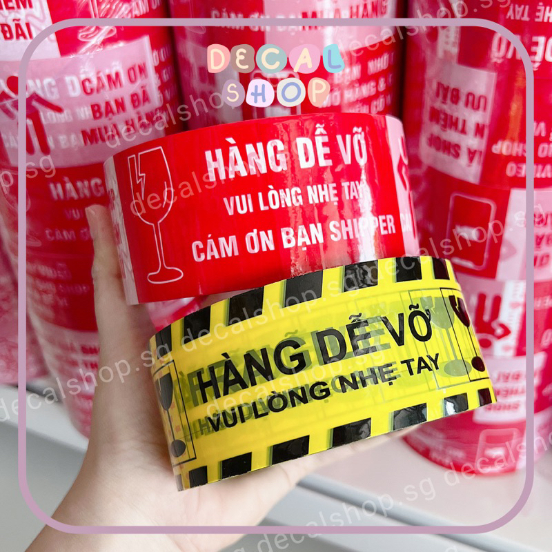 [1 cuộn] Băng Keo HÀNG DỄ VỠ 100yard