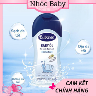  Dầu massage Bubchen Baby Oil cho bé 0m+ 200ml 400ml 