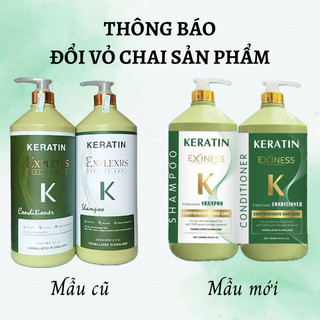 Dầu gội xả can keratin bioplex k phục hồi tóc chống gàu 2000ml hương thơm nước hoa . (1 cặp 4000ml)