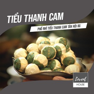  Phổ Nhĩ Quýt TIỂU THANH CAM Vị trà Phổ Nhĩ pha lẫn tinh dầu quýt thanh the tuyệt hảo - Lovent House 