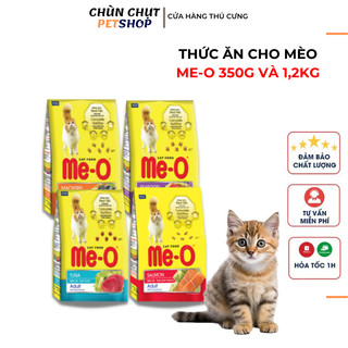 Thức Ăn Cho Mèo Hạt Me-O 350g Dành Cho Mèo Trưởng Thành Trên 12 Tháng Tuổi Cá Ngừ - Hải Sản - Cá Thu