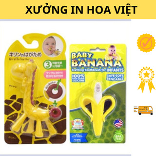 Gặm nướu hình con hươu/ quả chuối cho bé