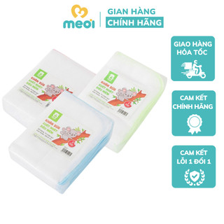 Khăn sữa cotton, khăn sữa Mipbi 100% cotton