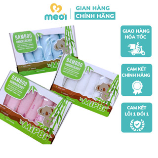  Khăn sữa Mipbi khăn sữa 3 lớp sợi tre mềm mại cho bé 