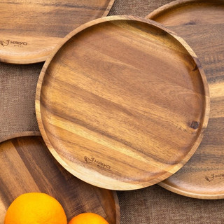 Khay gỗ Kaiyo cao cấp uống trà đựng đồ ăn decor trang trí