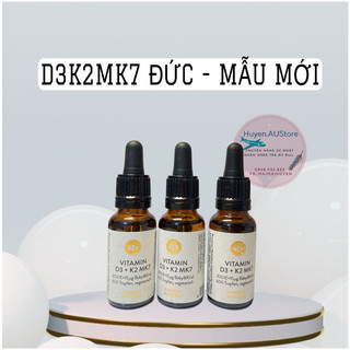 (Hàng Đức) Vitamin D3K2MK7 Lọ 20ml Dạng Nhỏ Giọt