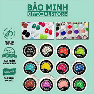 Set gel vẽ 12 màu - Set gel vẽ móng tạo loang 12 màu _ Gel vẽ móng giá rẻ dành cho học viên