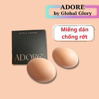 Miếng dán ngực Adore by Global Glory chống rơi rớt có keo dính, miếng dán ngực Silicon