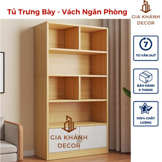 Kệ Sách - Tủ Trưng Bày - Vách Ngăn Phòng Gỗ Công Nghiệp Nhập Khẩu Sang Trọng
