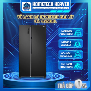 ☑️ gr-b256bl - tủ lạnh lg side by side inverter 519l gr-b256bl - hàng chính hãng