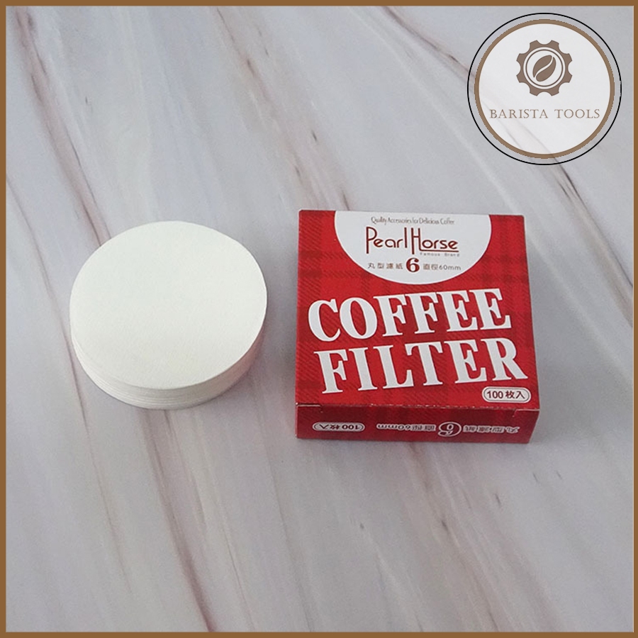 Giấy lọc pha cà pha cho ấm Moka pot, bình pha cà phê Cold brew (hộp 100c)